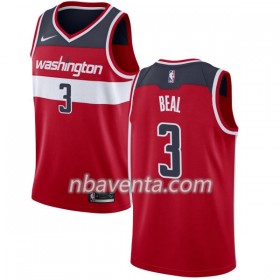 Camiseta Hombre Washington Wizards Bradley Beal 3 Nike 2017-18 Rojo Swingman
